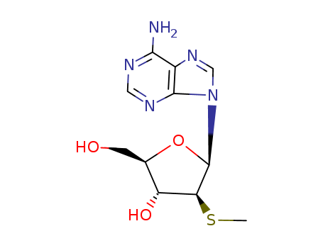 5-(6-aminopurin-9-yl)-2-(hydroxymethyl)-4-methylsulfanyl-oxolan-3-ol cas  70716-04-0
