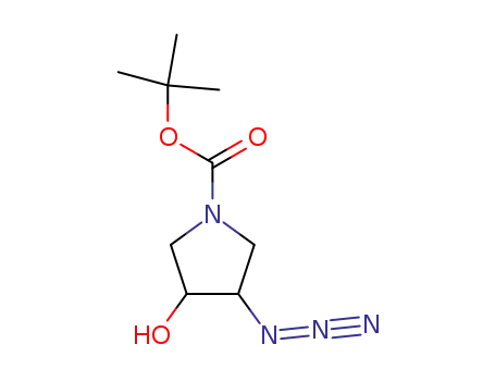 1-Pyrrolidinecarboxylic acid, 3-azido-4-hydroxy-, 1,1-dimethylethyl ester