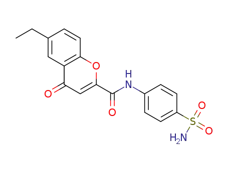 N-[4-(aminosulfonyl)phenyl]-6-ethyl-4-oxo-4H-chromene-2-carboxamide
