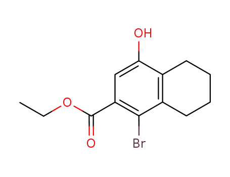 ethyl 1-hydroxy-4-bromo-5,6,7,8-tetrahydronaphthyl-3-carboxylate