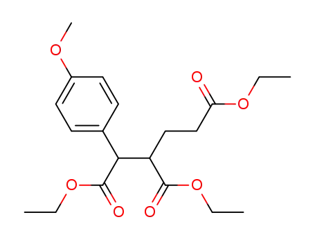 1-(4-methoxy-phenyl)-butane-1,2,4-tricarboxylic acid triethyl ester