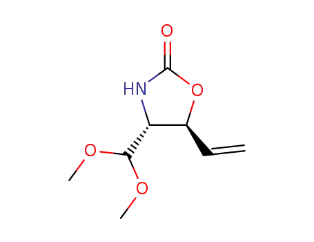 (4R,5S)-2-oxo-5-vinyl-oxazolidine-4-carbaldehyde dimethyl acetal