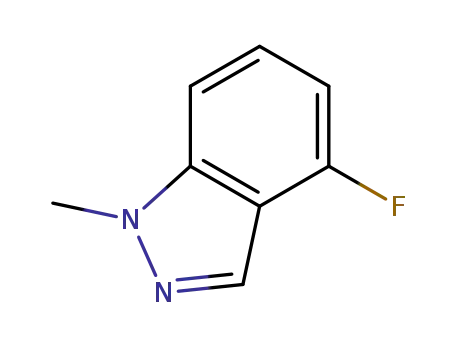 Molecular Structure of 1092961-07-3 (4-Fluoro-1-methylindazole)