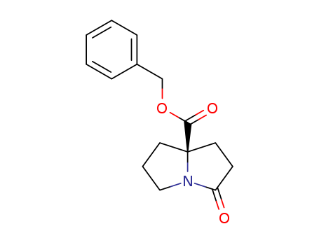 1H-Pyrrolizine-7a(5H)-carboxylicacid; tetrahydro-3-oxo-; phenylMethyl ester