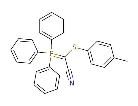 2-(p-tolylthio)-2-(triphenylphosphaneylidene)acetonitrile