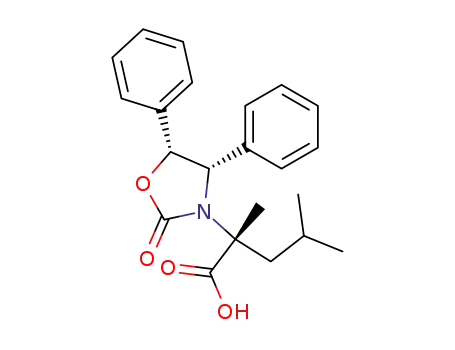 (R)-2,4-Dimethyl-2-((4S,5R)-2-oxo-4,5-diphenyl-oxazolidin-3-yl)-pentanoic acid