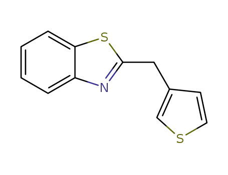 Molecular Structure of 1427180-57-1 (2-((thiophen-3-yl)methyl)benzo[d]thiazole)