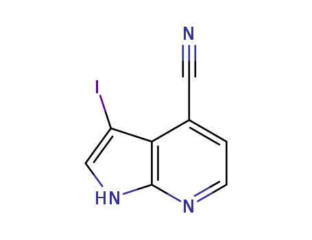 3-Iodo-1H-pyrrolo[2,3-b]pyridine-4-carbonitrile 956485-59-9