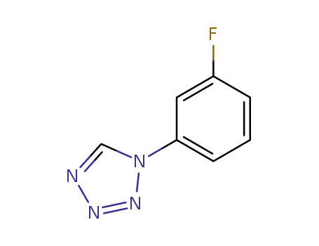 Molecular Structure of 14210-80-1 (1H-Tetrazole, 1-(3-fluorophenyl)-)