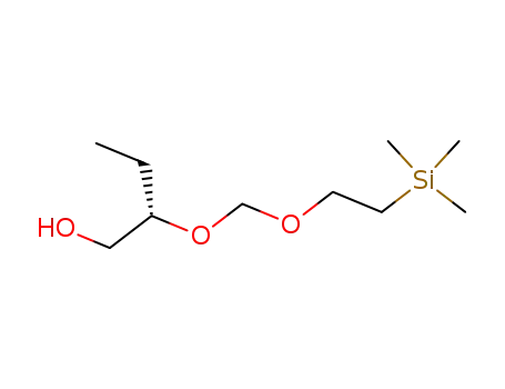 Molecular Structure of 594855-23-9 (1-Butanol, 2-[[2-(trimethylsilyl)ethoxy]methoxy]-, (2S)-)