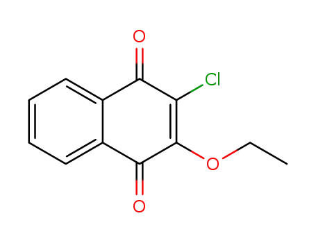Molecular Structure of 59641-32-6 (2-chloro-3-ethoxynaphthalene-1,4-dione)