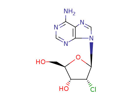 Molecular Structure of 2627-62-5 (2'-chloro-2'-deoxyadenosine)
