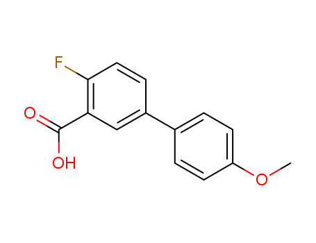 2-Fluoro-5-(4-methoxyphenyl)benzoic acid