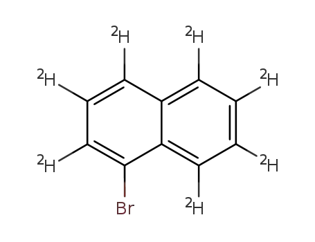 Molecular Structure of 37621-57-1 (1-Bromonaphthalene-D7)