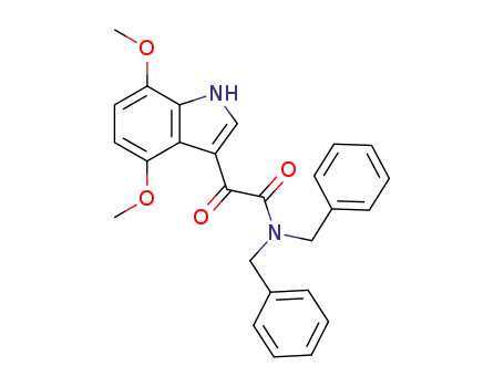 <i>N</i>,<i>N</i>-dibenzyl-2-(4,7-dimethoxy-indol-3-yl)-2-oxo-acetamide