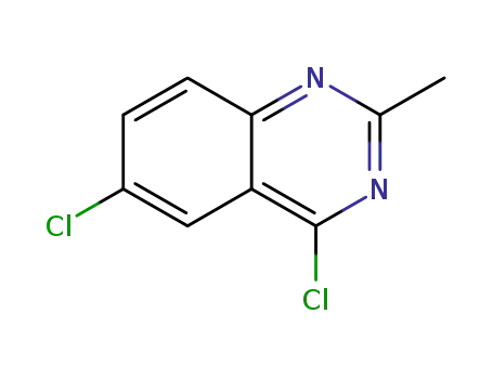 Molecular Structure of 338739-44-9 (4,6-DICHLORO-2-METHYLQUINAZOLINE)