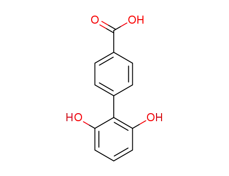 Molecular Structure of 167627-21-6 ([1,1-Biphenyl]-4-carboxylicacid,2,6-dihydroxy-(9CI))