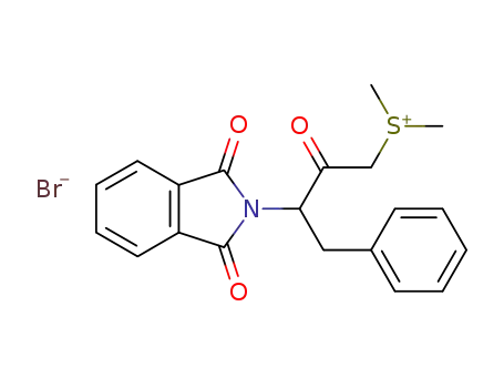 Molecular Structure of 125287-75-4 (L-4-phenyl-3-phthalimido-2-butanone-1-dimethylsulfonium bromide)