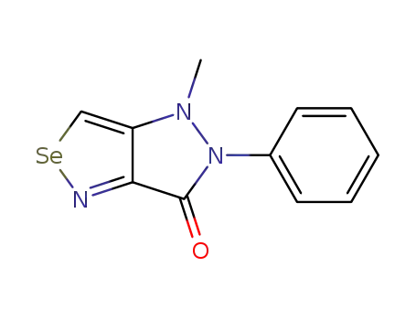 Molecular Structure of 90358-27-3 (4,5-dihydro-4-methyl-6-oxo-5-phenyl-6H-pyrazolo(4,5-c)isoselenazole)