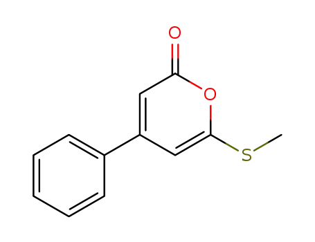 6-Methylsulfanyl-4-phenyl-pyran-2-one