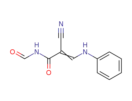 β-anilino-α-cyano-α-N-formylacrylamide