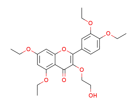 2-(3,4-Diethoxy-phenyl)-5,7-diethoxy-3-(2-hydroxy-ethoxy)-chromen-4-one