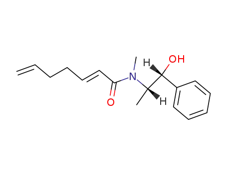 Molecular Structure of 99285-26-4 (N-(E-2,6-heptanedienoyl)-l-ephedrine)