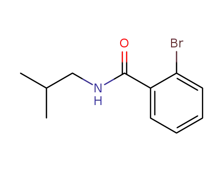 Molecular Structure of 88358-26-3 (2-Bromo-N-isobutylbenzamide)