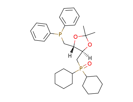 (4R,5R)-4-(dicyclohexylphosphinyl)methyl-5-(diphenylphosphino)methyl-2,2-dimethyl-1,3-dioxolane