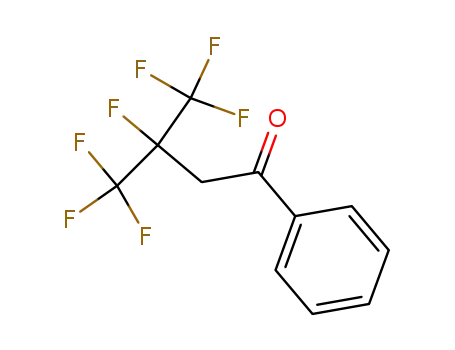 Molecular Structure of 82959-21-5 (3,4,4,4-Tetrafluoro-1-phenyl-3-trifluoromethyl-butan-1-one)