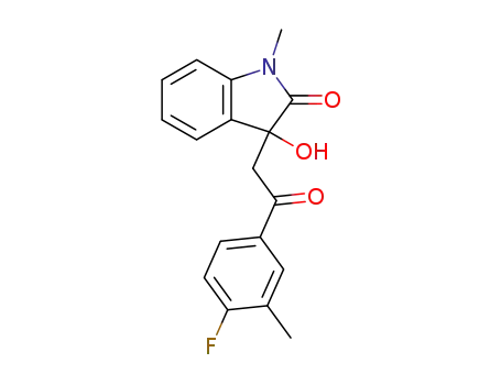 3-hydroxy-1-methyl-3-(4'-fluoro-3'-methylbenzoyl)methyleneindolin-2-one