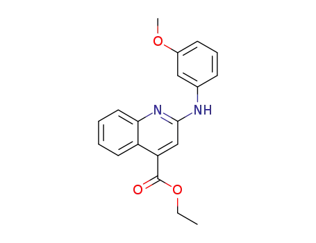2-(3-Methoxy-phenylamino)-quinoline-4-carboxylic acid ethyl ester