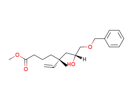 Methyl 8-(benzyloxy)-5-ethenyl-7-hydroxy-5-methyloctanoate