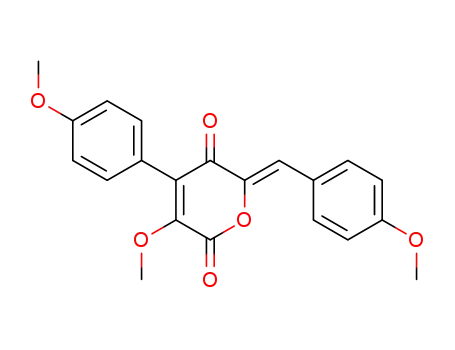 3-methoxy-4-(4'-methoxyphenyl)-6-(4''-methoxyphenyl)methylene-2H-pyran-2,5(6H)-dione