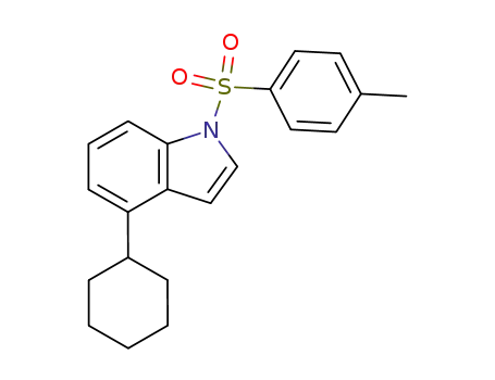 4-CYCLOHEXYL-1-(4-METHYLPHENYLSULFONYL)인돌