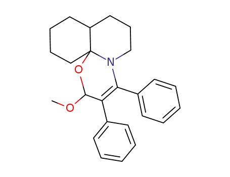 2-Methoxy-9,9a-tetramethylen-3,4-diphenyl-7,8,9,9a-tetrahydro-2H,6H-pyrido<2.1-b><1.3>oxazin