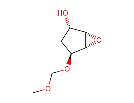 Molecular Structure of 120888-11-1 (6-Oxabicyclo[3.1.0]hexan-2-ol,4-(methoxymethoxy)-,(1-alpha-,2-bta-,4-alpha-,5-alpha-)-(9CI))