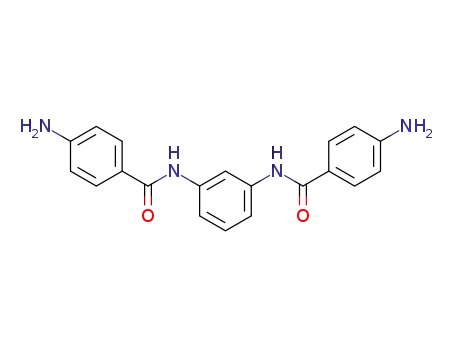 Molecular Structure of 2362-25-6 (Benzamide, N,N'-1,3-phenylenebis[4-amino-)