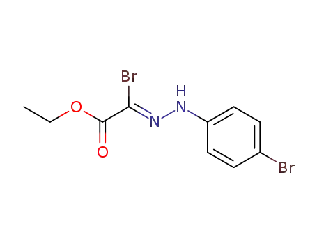 Acetic acid, bromo[(4-bromophenyl)hydrazono]-, ethyl ester