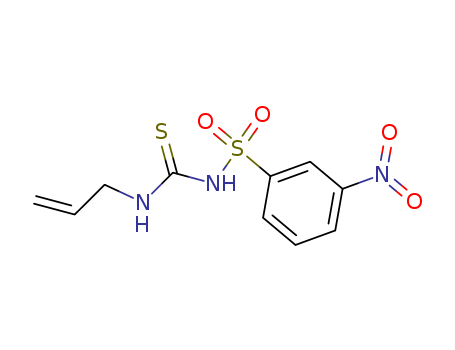 Benzenesulfonamide, 3-nitro-N-[(2-propenylamino)thioxomethyl]-