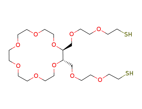 (+)-(2S,3S)-2,3-bis(7-mercapto-2,5-dioxaheptyl)-1,4,7,10,13,16-hexaoxacyclooctadecane