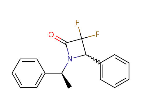 3,3-Difluoro-4-phenyl-1-((S)-1-phenyl-ethyl)-azetidin-2-one