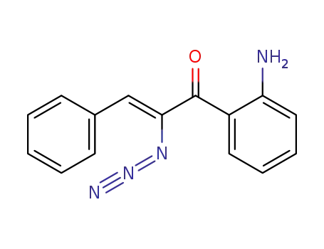 2-Propen-1-one, 1-(2-aminophenyl)-2-azido-3-phenyl-, (Z)-
