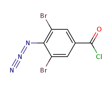 Benzoyl chloride, 4-azido-3,5-dibromo-