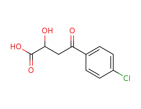 Molecular Structure of 81008-08-4 (4-(4-chlorophenyl)-2-hydroxy-4-oxobutanoic acid)