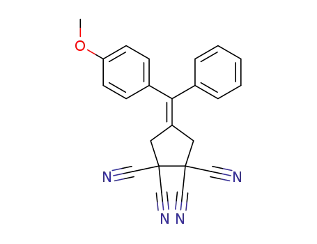 1,1,2,2-Cyclopentanetetracarbonitrile,
4-[(4-methoxyphenyl)phenylmethylene]-
