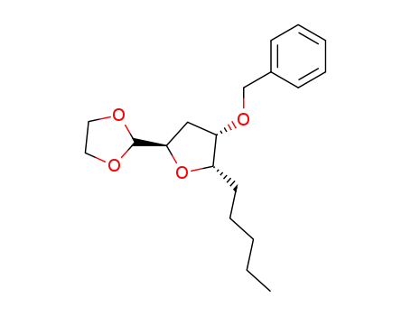 2-((2R,4S,5S)-4-Benzyloxy-5-pentyl-tetrahydro-furan-2-yl)-[1,3]dioxolane