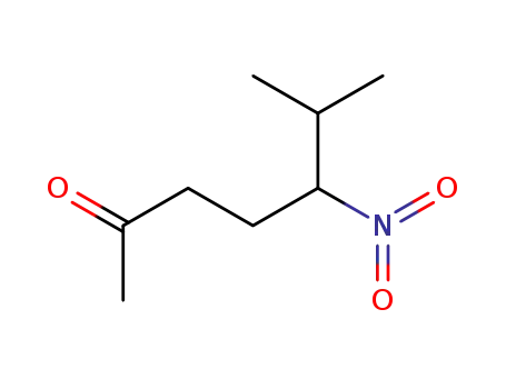 Molecular Structure of 66972-02-9 (6-Methyl-5-nitro-2-heptanone)