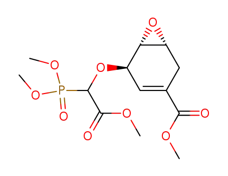 (1R,5R,6R)-5-[(Dimethoxy-phosphoryl)-methoxycarbonyl-methoxy]-7-oxa-bicyclo[4.1.0]hept-3-ene-3-carboxylic acid methyl ester
