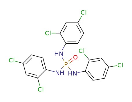 Molecular Structure of 137791-22-1 (N,N',N''-tris(2,4-dichlorophenyl)phosphoric triamide)